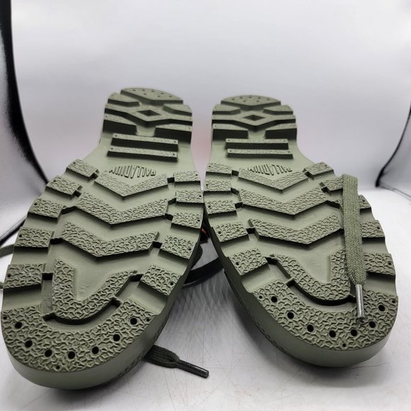 Palladium X Alpha Industries Baggy Zip Ma-1 Mens 13 Sage Green Orange Boots - Picture 13 of 13